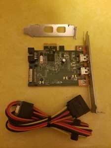 HP HI349-2 Dual Port Firewire Card W/ Cable 631333-001 - Picture 1 of 1
