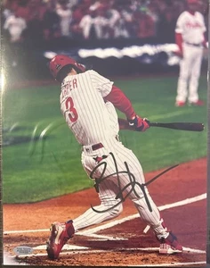 Bryce Harper Philadelphia Phillies Rare Signed Autographed 8.5x11 Photo with COA - Picture 1 of 2