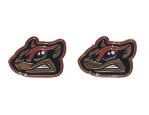 Richmond Flying Squirrels Cufflinks Silver Tone Mens Vintage - Picture 1 of 6