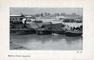 CALCUTTA - Hooghly River Postcard - India - Picture 1 of 2