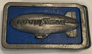 Vintage Goodyear Blimp Belt Buckle Goodyear Tire and Rubber Co. — 1974 - Picture 1 of 9