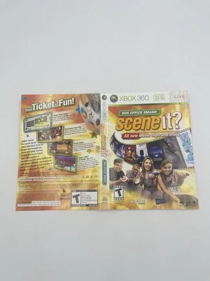 Scene It? Box Office Smash (Microsoft Xbox 360, 2008) Cover Art Only - No Game - Image 1 of 2