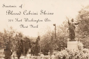 RPPC NYC, New York, Blessed Cabrini Shrine, statue 701 Fort Washington Ave - Picture 1 of 3