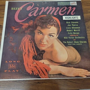 Bizet Carmen LP Vinyl Record Album Highlights Opera LM 1749 Albanese Robert Shaw - Picture 1 of 3