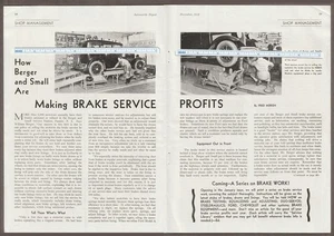 1932 PASSAIC, NJ. Gas STATION Magazine ARTICLE & PHOTOS~William BERGER & SMALL - Picture 1 of 3