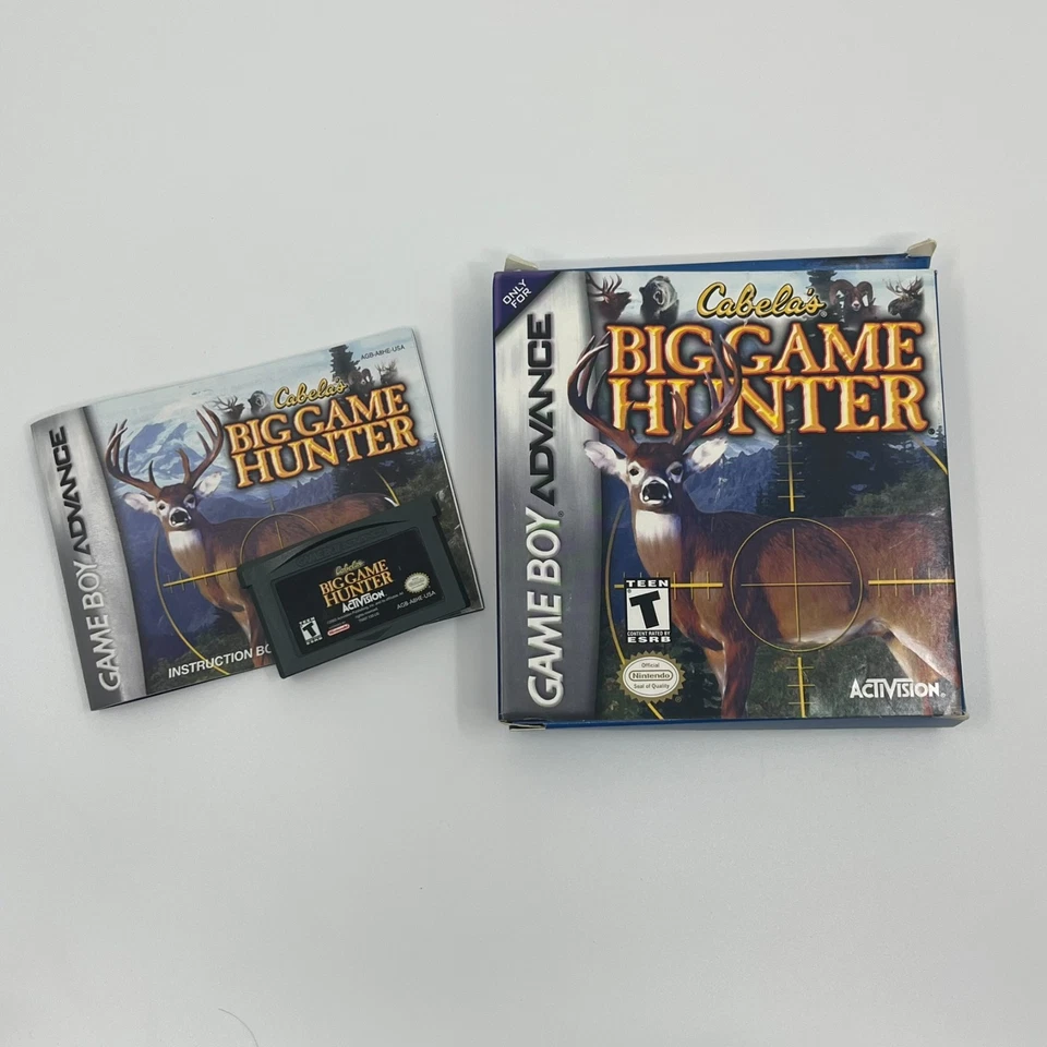 Cabela's Big Game Hunter (2002), Game Boy Advance GBA, CIB Foto 1 de 1