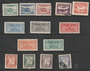 Correos aéreos Bolivia como nuevos y usados 1928-1935 - Imagen 1 de 2