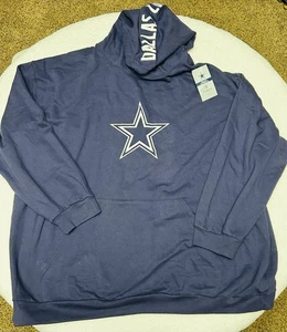 Dallas Cowboys Star NFL Authentic Apparel Hoodie Mens 5XL Dallas Cowboy Spellout - Picture 1 of 16