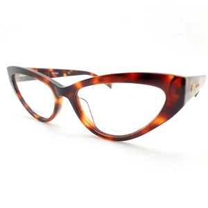 Max Mara MM 1390 0UC Red Havana 55mm New Authentic Eyeglass Frame - Picture 1 of 4