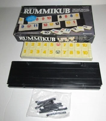 1990 Pressman Rummikub fast moving Rummy Tile Game Original NEW IN OPEN BOX - Image 1 of 4