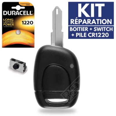 Coque de Télécommande auto Boitier Clé pour Plip RENAULT Scenic Twingo Clio