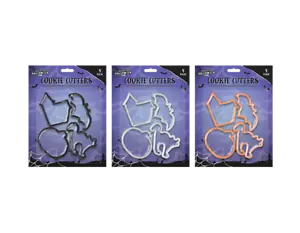 Halloween Cookie Cutters Mould Set Spooky Shapes Bundle Biscuit Clay Fondant - Picture 1 of 4