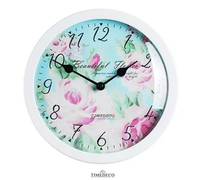 Modern Art Design Round Wall Clock Unique Retro Home Decor interior - RFlower4WH - Picture 1 of 3