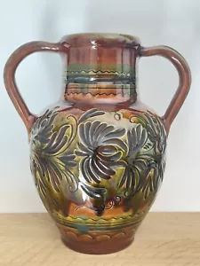 Grand Vase Hódmezővásárhely Keramik Céramique / Majolique Hongroise Hongrie - Imagen 1 de 5