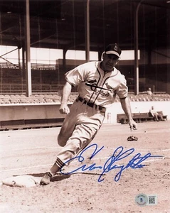 Enos Slaughter Signed 8x10 Photo St Louis Cardinals (BAS BG59637) - Picture 1 of 1