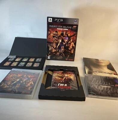 PS3 Dead or Alive 5 DOA5 Collector's Edition - Game Book CD Cards Plates - Japan - Image 1 of 4