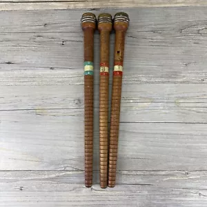 Bobine per tessitura vintage 12" - lotto di 3 - Foto 1 di 5