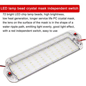 72 LED Panel Light Car Interior Reading Lamp High Brightness Cabin Lights - Picture 1 of 12