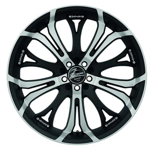 Barracuda Tzunamee Wheel 8x18 Lk 5x110/120 ET38 in Matte Black Polished New - Picture 1 of 3