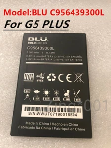 NEW Original BLU C956439300L Battery 3000mAh For G5 PLUS 11.4WH 3.8V - Picture 1 of 2