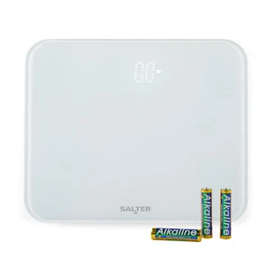 Salter Ghost Digital Scale Bathroom Analyser White (Open Box) - Picture 1 of 6