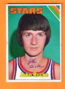 John Roche Utah Stars AUTO Firmado 1975-76 Topps South Carolina Gamecocks - Imagen 1 de 2