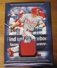 2011 Topps Series 2 60 Relic #T60R CU Chase Utley - Phillies Memorabilia     ZB2