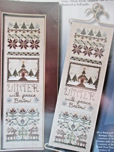 Winter Sampler - Magazine cross stitch pattern - Church Tree Peace - Picture 1 of 1