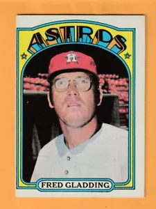 Fred Gladding Houston Astros 1972 Topps #507 Flat Rock Michigan - Imagen 1 de 2