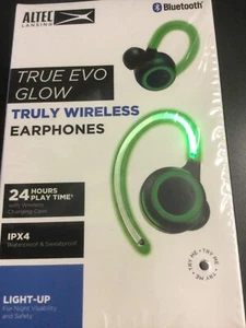 Altec Lansing True Glow Wireless Earbuds Charging Case IPX4 Waterproof New 6982 - Zdjęcie 1 z 3