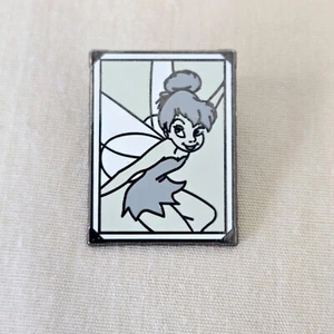 Disney Pin Limited Release Edition Grey Tinker Bell Frame Pin 2011 Authentic - Picture 1 of 2