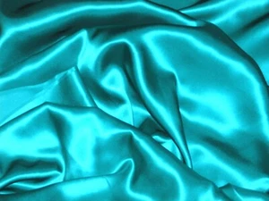100% PURE SILK CHARMEUSE FABRIC 45" DRESSMAKING SEWING 44 COLOR BY THE YARD - Picture 1 of 84