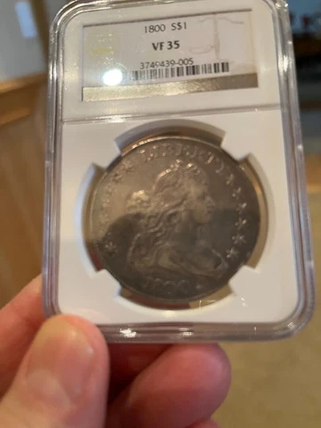 1800 Draped Bust Dollar *5144 Cover