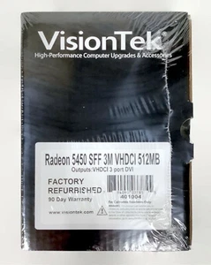 VisionTek 401004 Radeon 5450 SFF 3M VHDCI 512MB DVI VGA Video Graphics Card - Picture 1 of 5