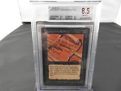 Contract from Below BGS 8.5 NM-MT+ [Limited Edition Beta] Free Priority Mail! - Image 1 of 4