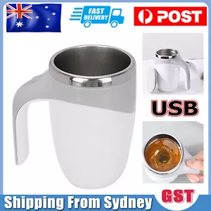 380ml Automatic Magnetic Mug Electric Self Stirring Mug Mixing Coffee Milk Cup - Picture 1 of 13