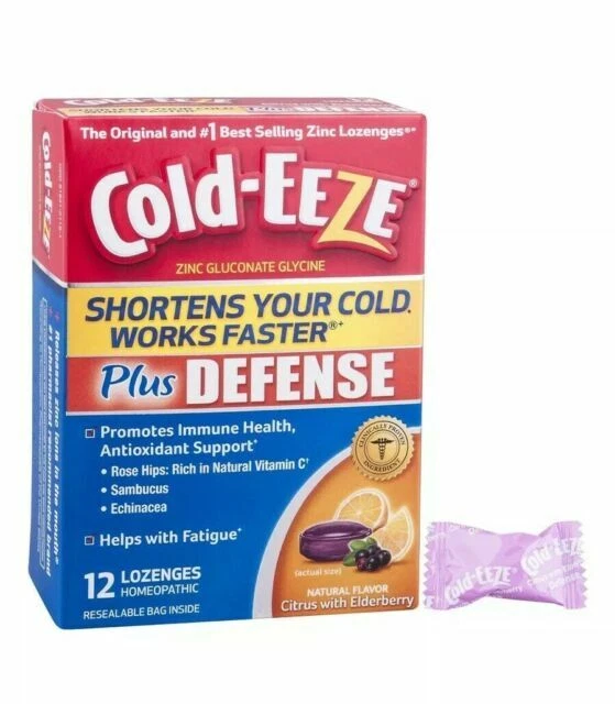 Cold-Eeze Defense Relief Lozenges - 12 Carton