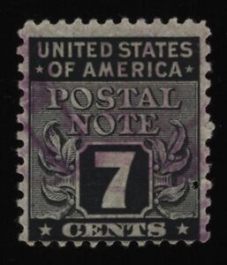 #PN7 7c Postal Note, Used-Small Trou [5] N'Importe Quel 5 =