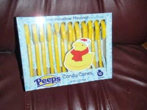 Bastones de caramelo con sabor a malvavisco Peeps, caja de 12 quilates, 5,3 OZ PARA CESTA DE PASCUA - Imagen 1 de 2