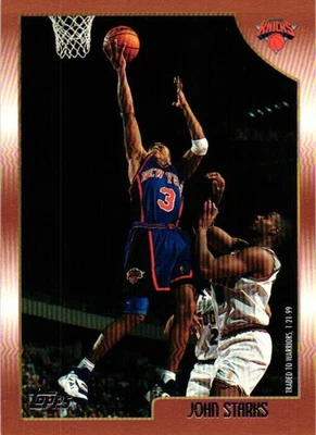 John Starks Topps #176 1998-99 Foto 1 de 2