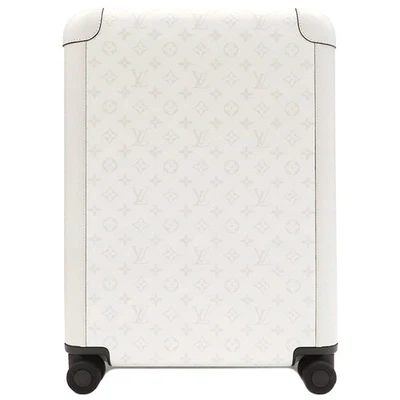 LOUIS VUITTON Carry Bag suitcase horizon 55 Monogram canvas Taiga  white S - Image 1 of 4