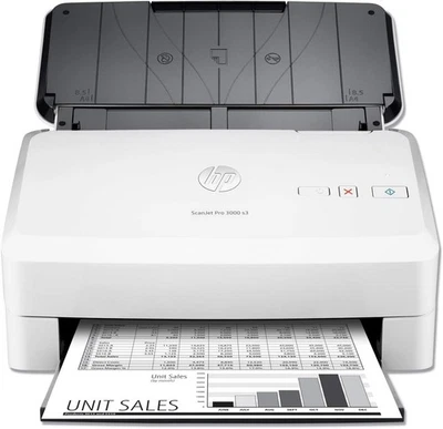 HP ScanJet Pro 3000 s3 Desktop Sheet-feed OCR Document Scanner L2753a  - Image 1 of 4