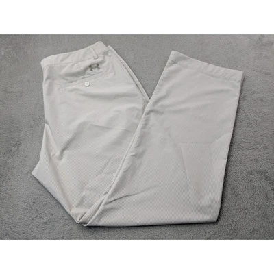 Under Armour Mens Striped Golf Pants 38R 40x33 Beige Performance Athletic - Image 1 of 4