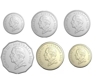 2025 Australian Year Set 5c-$2 Uncirculated Coin Set - Picture 1 of 1