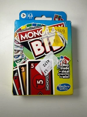 New Monopoly Bid Card Game Fast Play Family Fun 2–5 Players - Image 1 of 4
