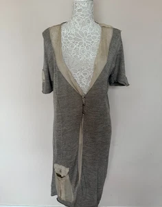 elisa cavaletti grey cardigan large UK 14 EUR 40 - Picture 1 of 10