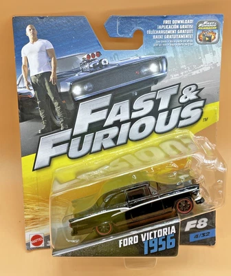 Ford Victoria 1956 Fast & Furious 8 Mattel 1:55 Diecast Blister Card Movie Car - Image 1 of 4