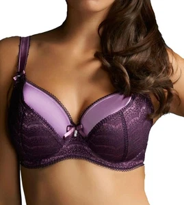 Fauve Coco FV0252 Underwired Balcony Plunge Bra Mullberry 30D - Picture 1 of 1