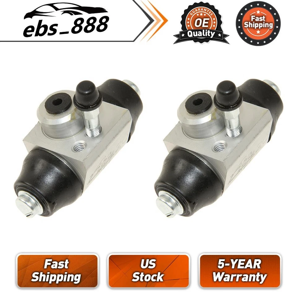 2x Cilindro de roda de freio a tambor traseiro para Volkswagen Jetta 1.8L 2014 2015 - Imagem 1 de 4
