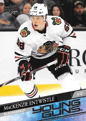 MacKenzie Entwistle #471 (RC) Young Guns 2020-21 Upper Deck Chicago Blackhawks - Image 1 of 4